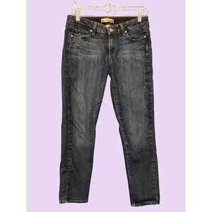 Paige Peg Skinny Jeans Size 28 Dark Wash Denim